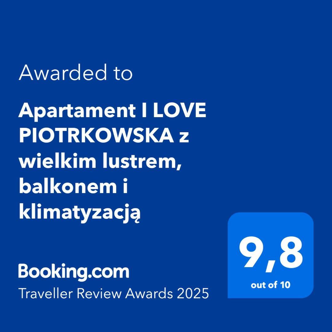 Apartament I Love Piotrkowska Z Wielkim Lustrem, Balkonem I Klimatyzacja Лодз Екстериор снимка